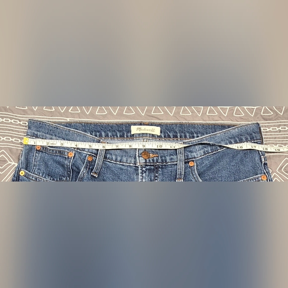 Madewell The Perfect Vintage High Waisted Straight Leg Jean Size 32 - Picture 5 of 8